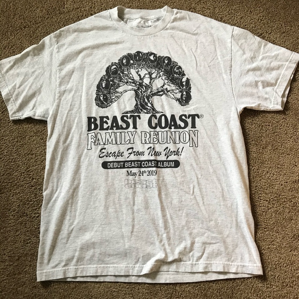 Beast Coast “family reunion” tee grey XL